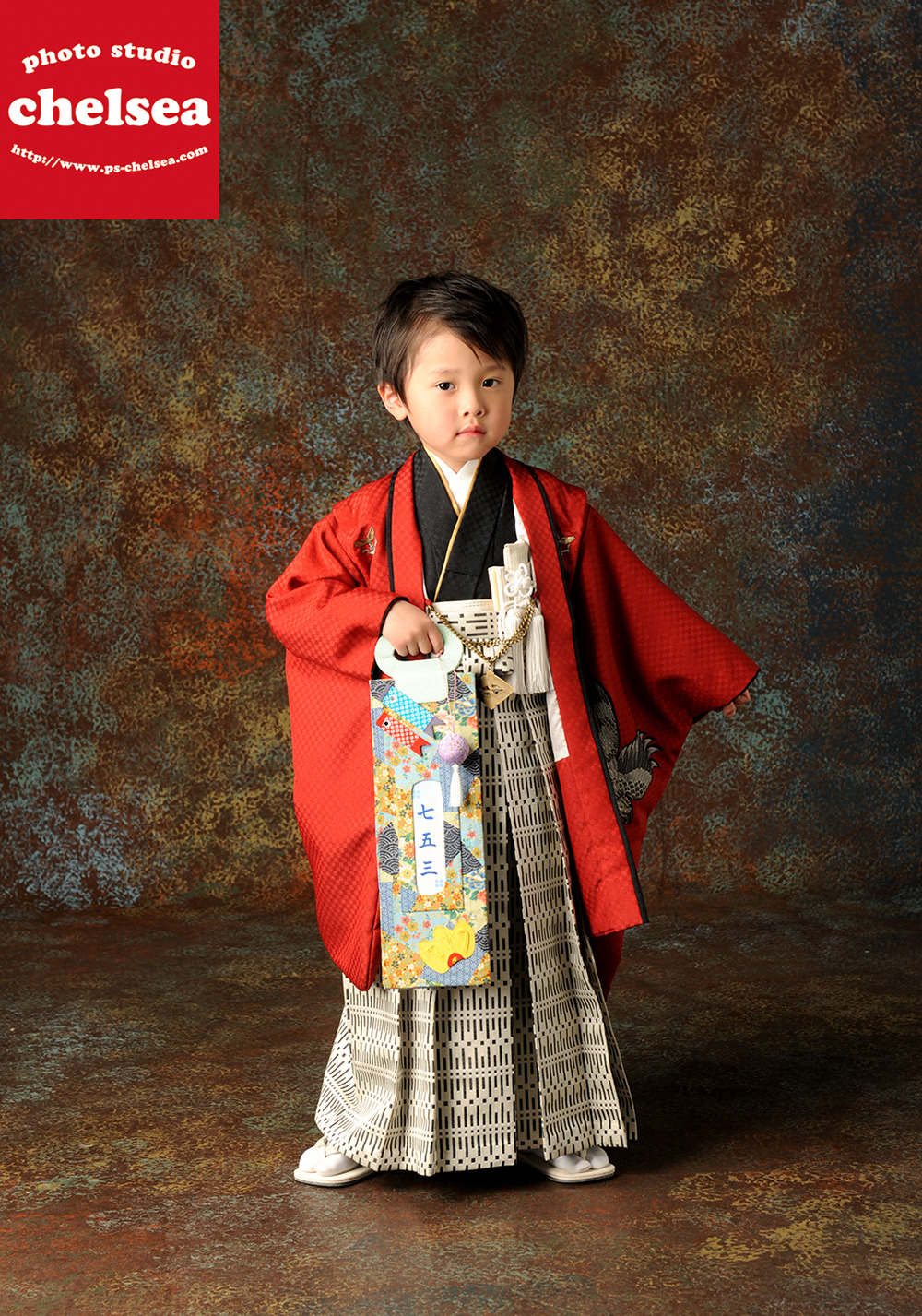 えくぼと八重歯がとってもキュートな七五三5歳！ | フォトスタジオ