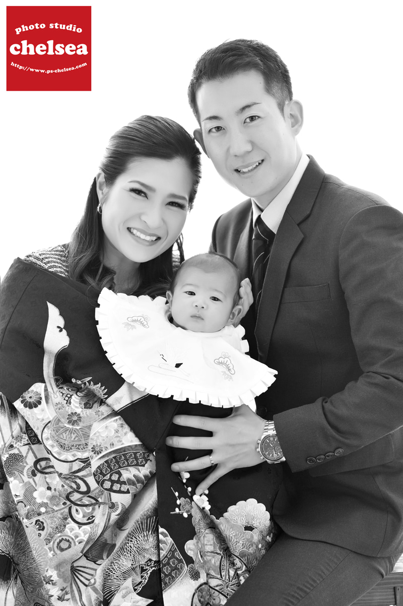 お宮参り＋はだかんぼのベビーフォト☆ | フォトスタジオ