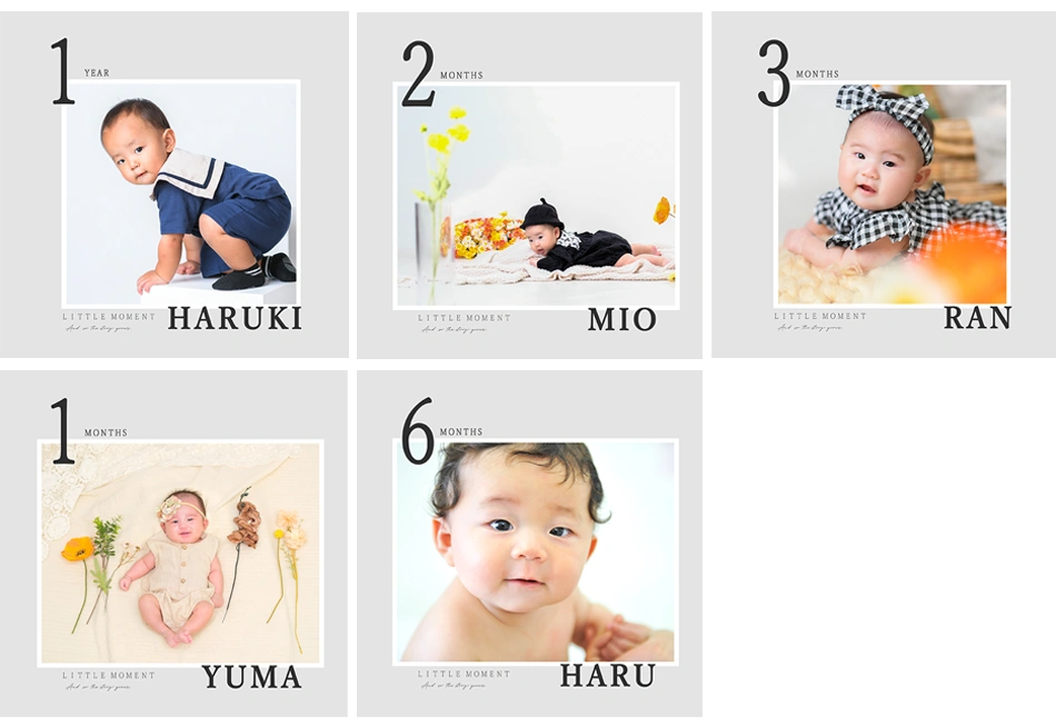 シンプルデザインのサンプル