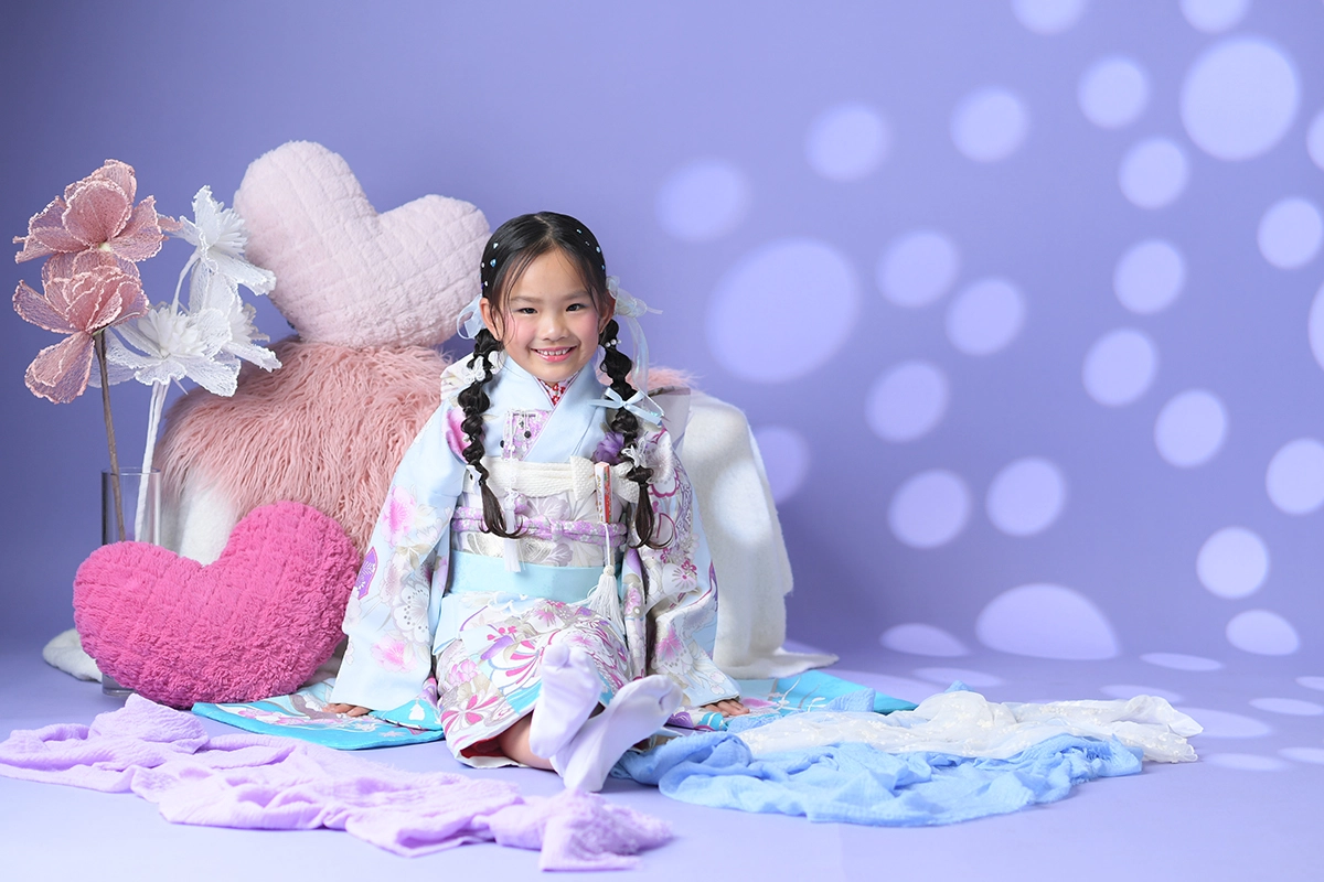 七五三 7歳女の子