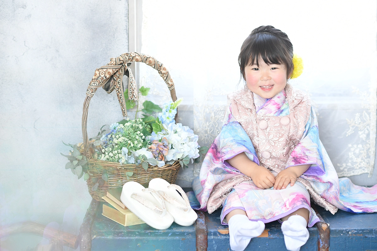 3歳女の子の七五三 チェルシー