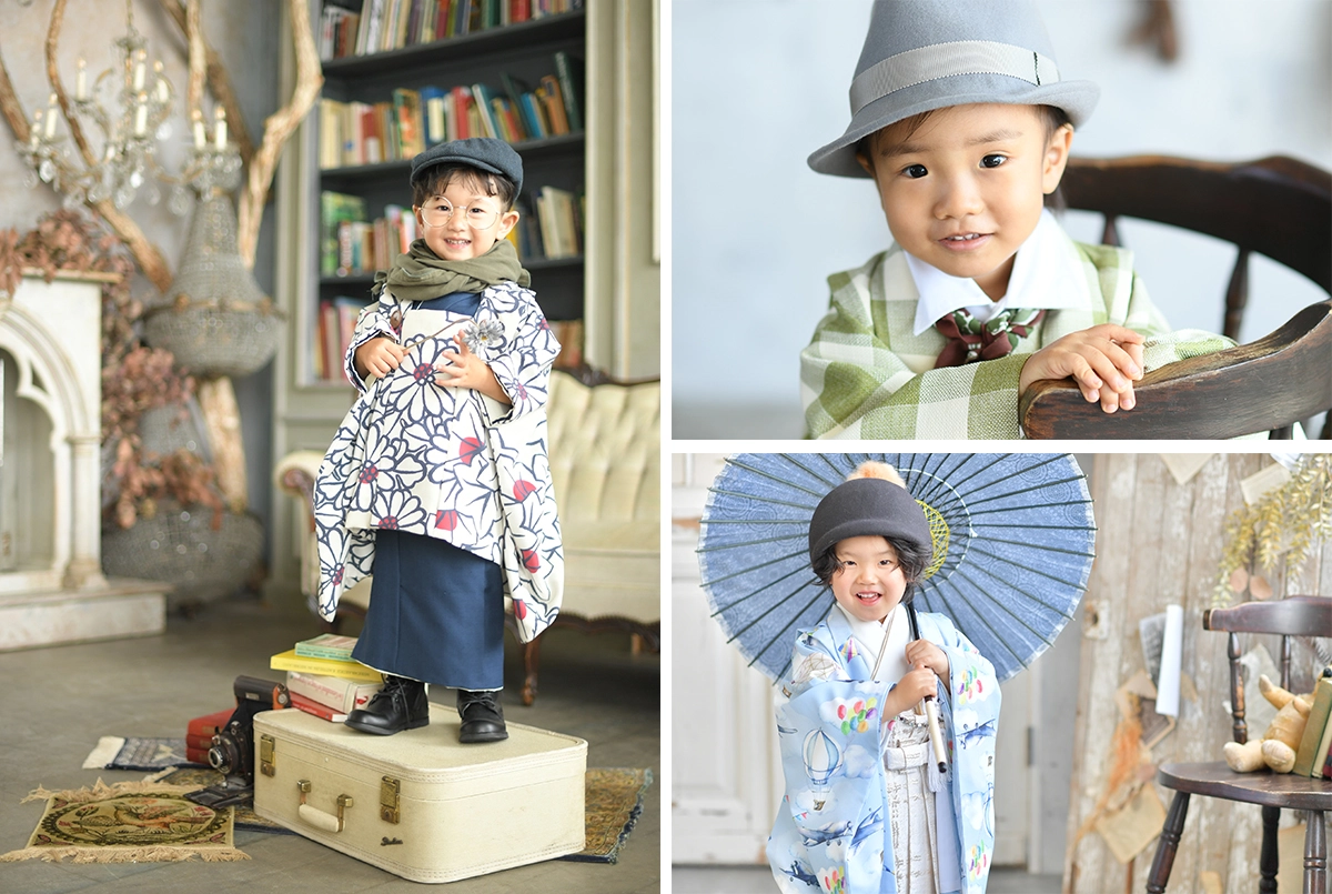 3歳男の子の七五三 チェルシー