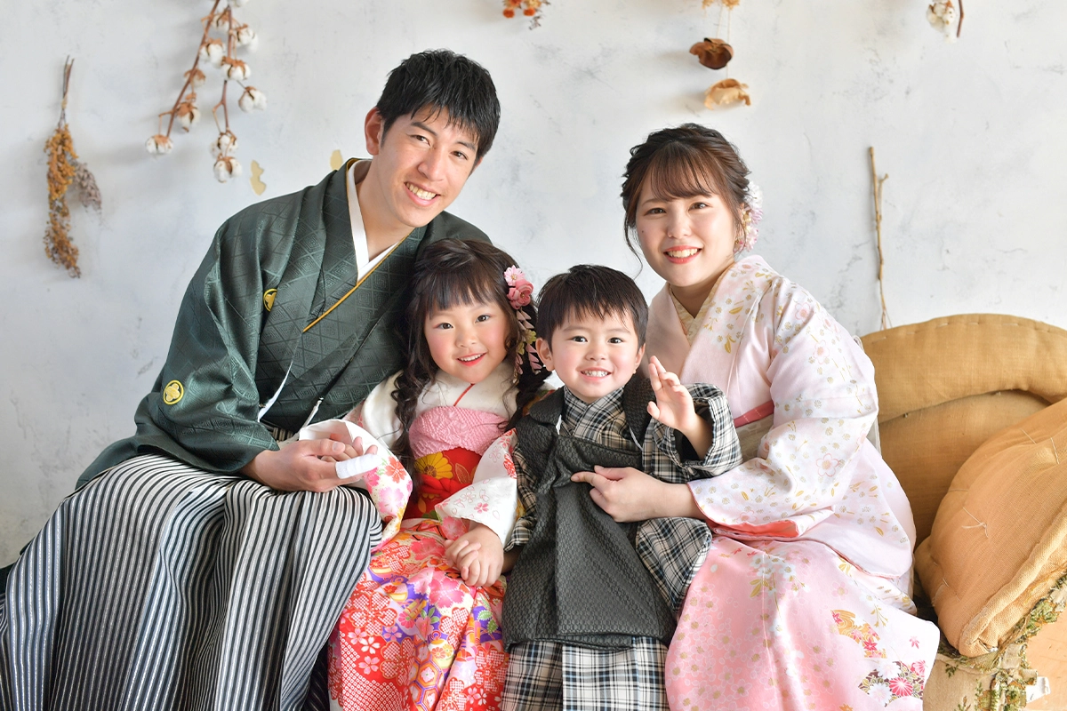 きょうだい 七五三 3歳男の子